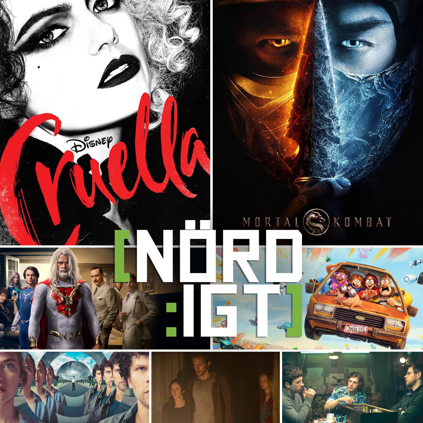 333. Den om Cruella, Mortal Kombat, Niklas filmsvep och Jupiter's Legacy episode artwork