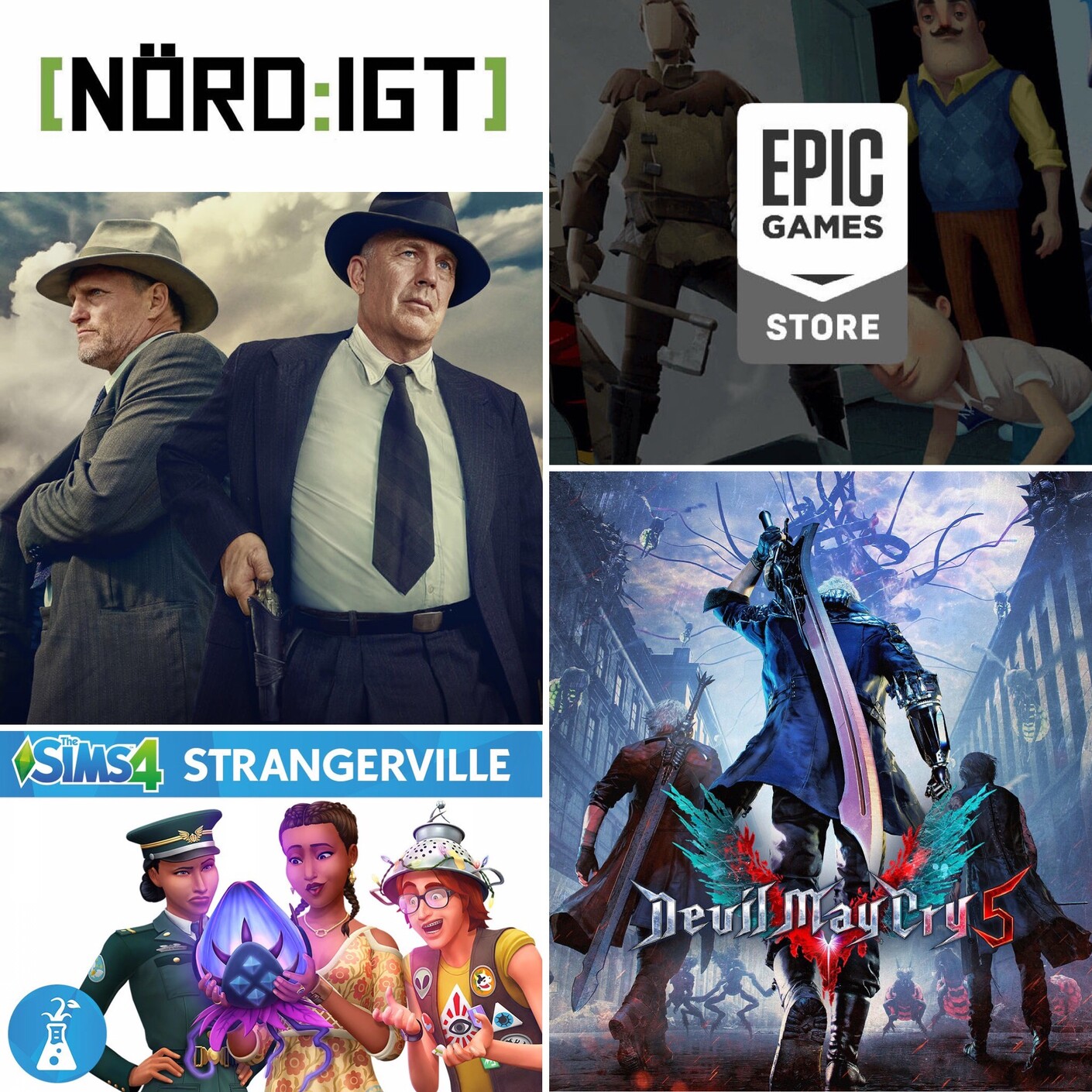 252. Den med Devil May Cry 5, The Sims 4: Strangerville och Highwaymen episode artwork