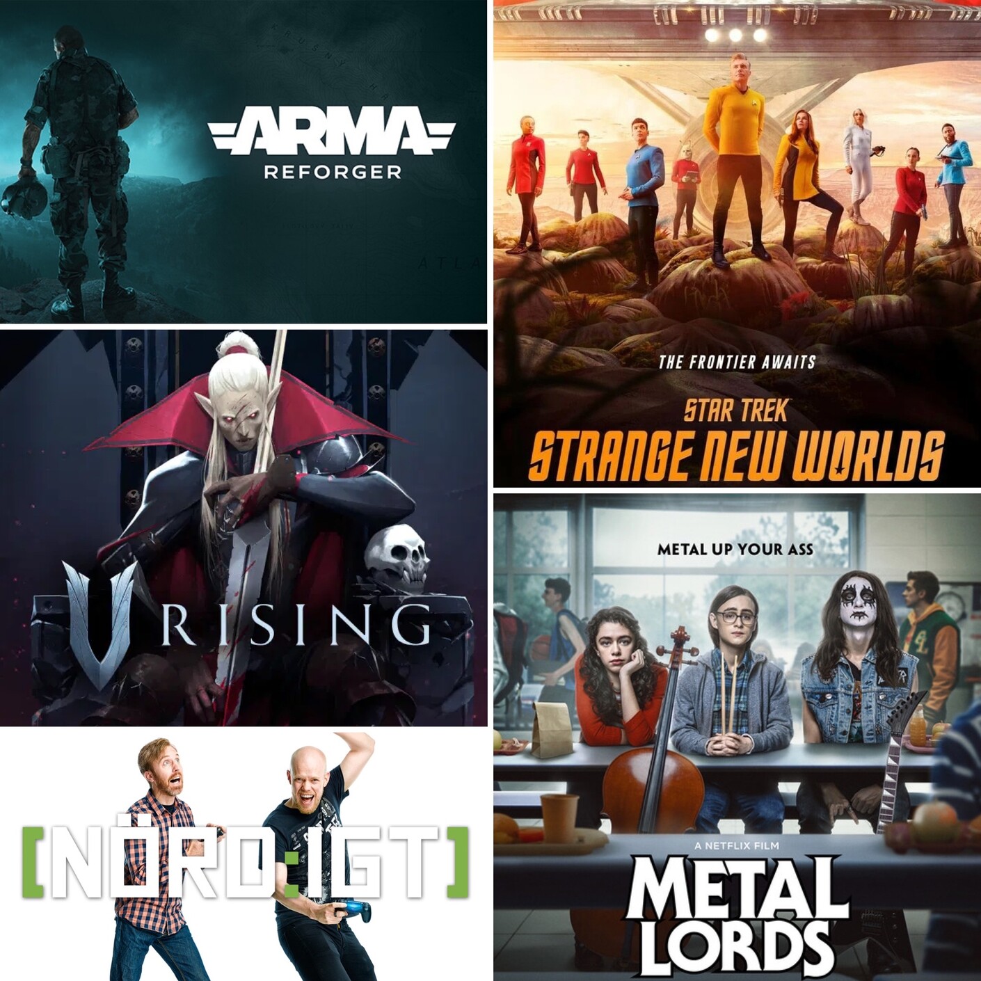370. Den om ARMA Reforger, V Rising, Metal Lords och Star Trek: Strange New Worlds episode artwork