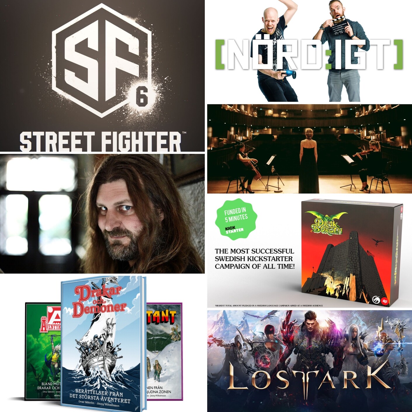 358. Den med Lost Ark, Orvar Säfström: Drakborgen, Konserter och Drakar & Demoner-boken episode artwork