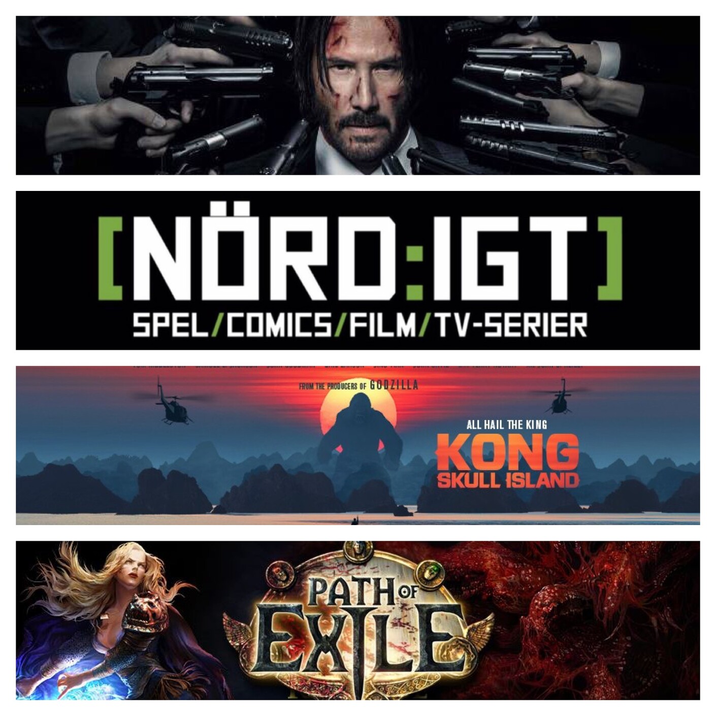 178. Den om John Wick: Chapter 2, Kong: Skull Island, Path of Exile och ännu mer Zelda: Breath of the Wild episode artwork