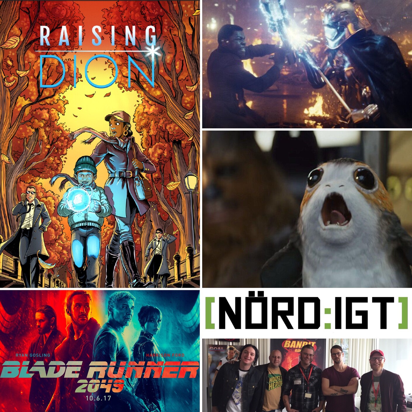 194. Den om Blade Runner 2049, The Last Jedi-trailern, SNES Mini Classic (igen), Raising Dion och Tony Moore episode artwork