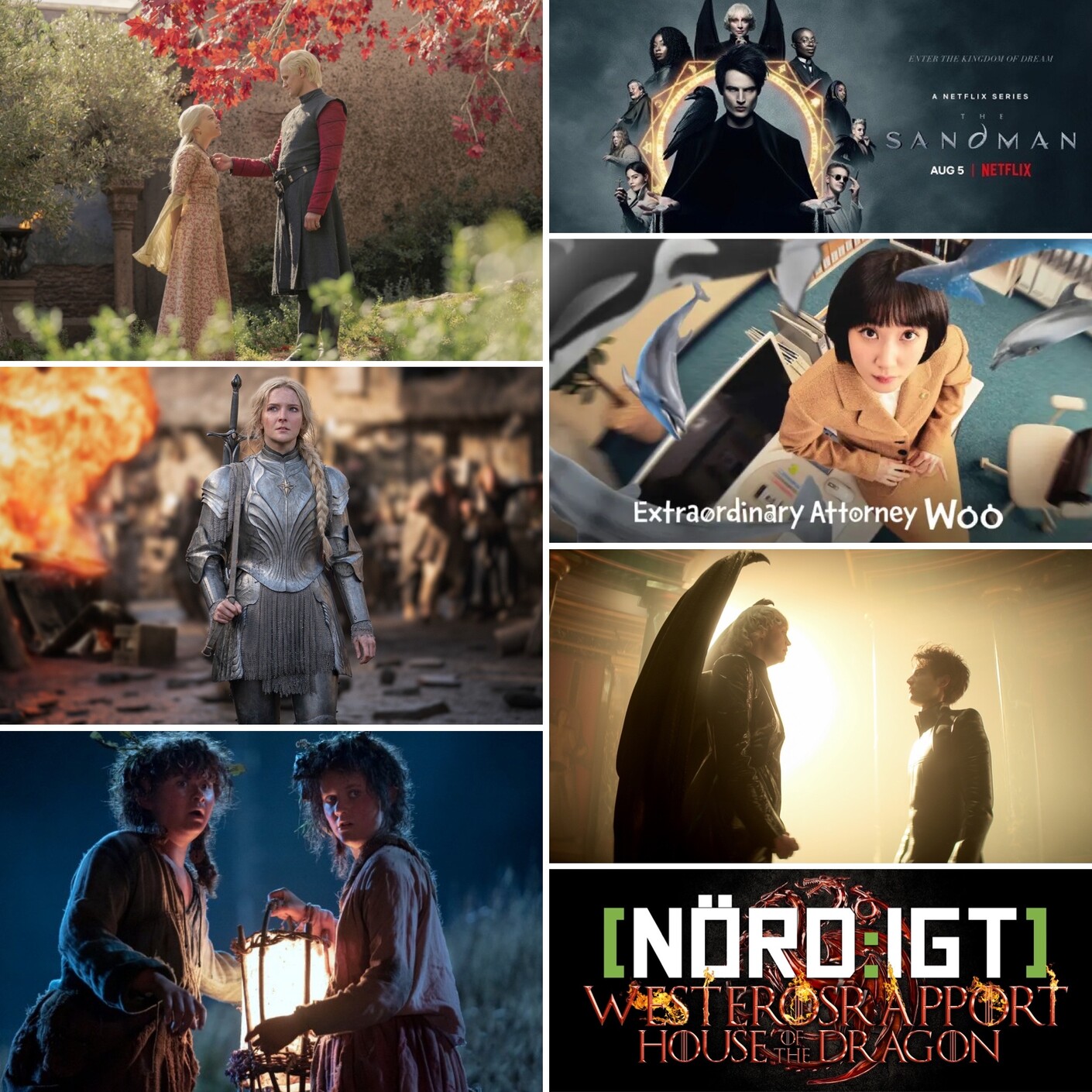 378. Den om Extraordinary Attorney Woo, The Sandman, The Rings of Power och Westerosrapport HotD S01E04: King of the Narrow Sea episode artwork