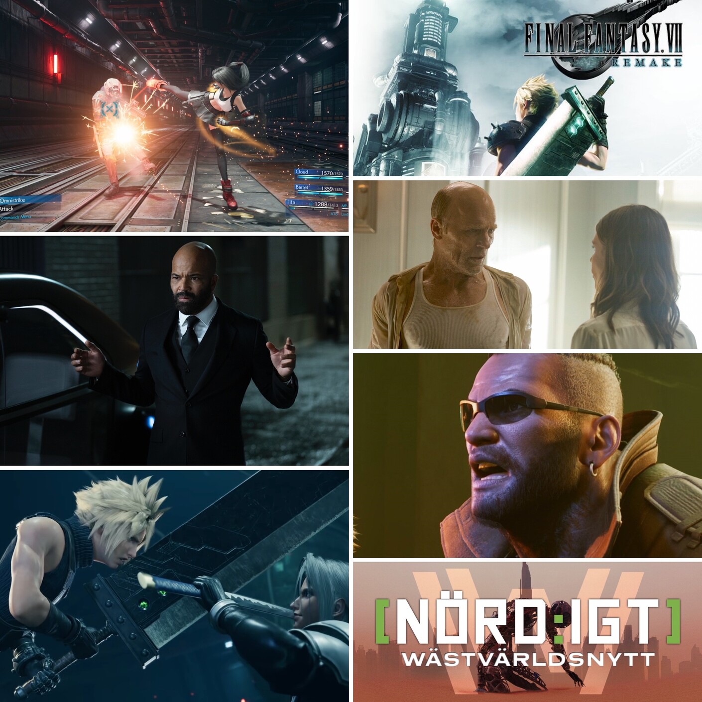 291. Den med PS5-handkontrollen, Final Fantasy VII: Remake och WästVärldsNytt S03E04: The Mother of Exiles episode artwork