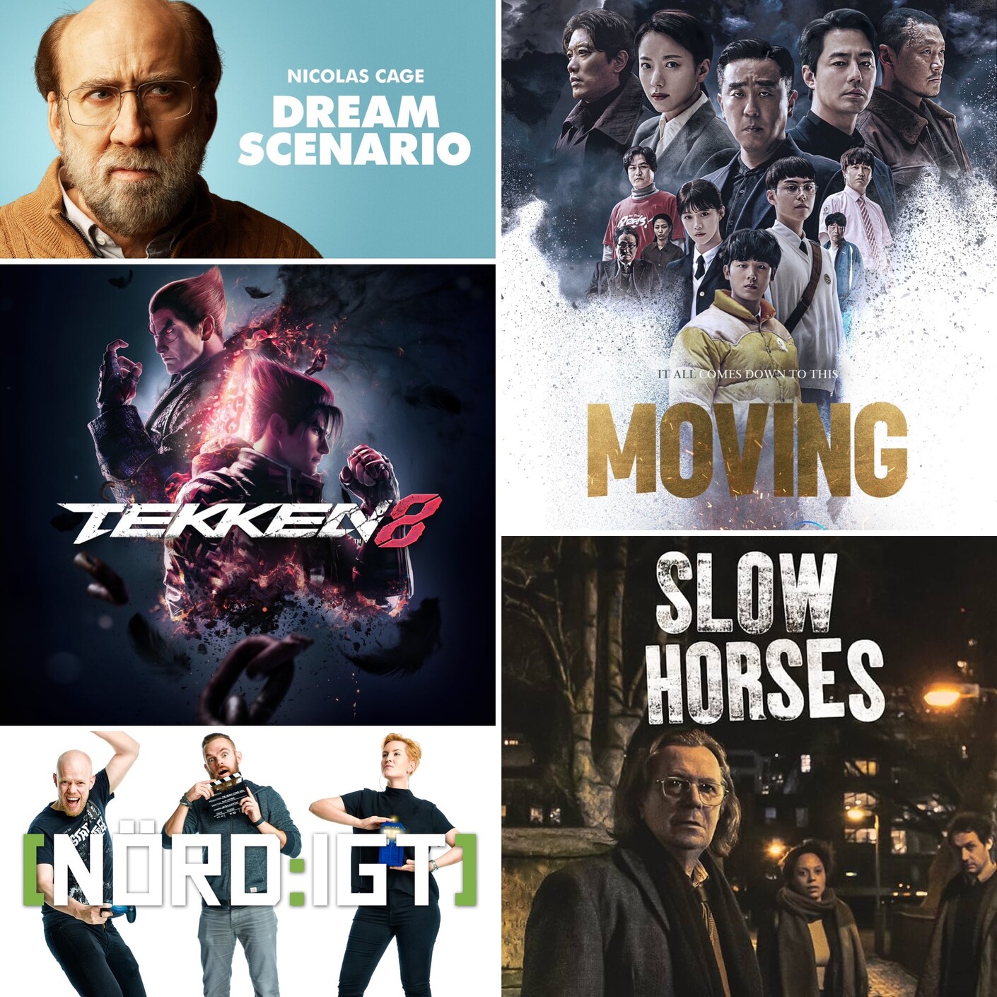 434. Den med Dream Scenario, Slow Horses, Moving och Tekken 8 episode artwork