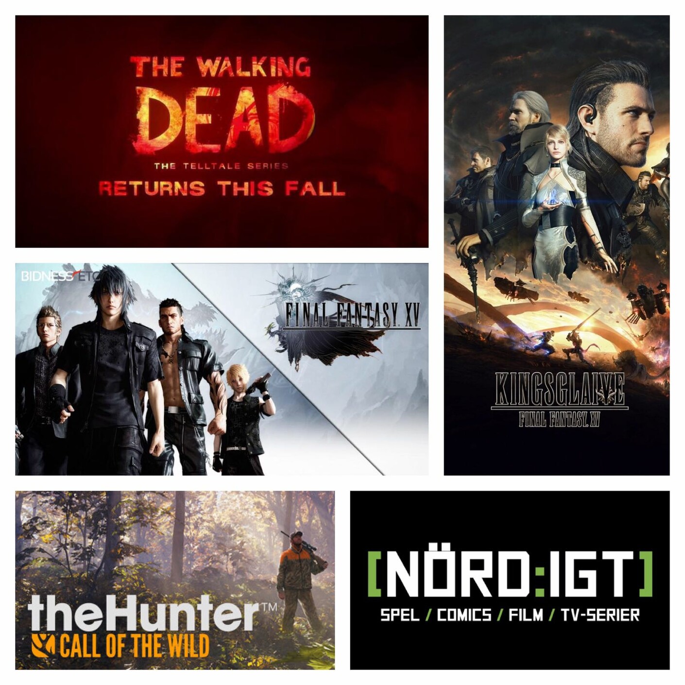 165. Den om FFXV, The Hunter: Call of the Wild, Mass Effect: Andromeda, TWD S3, No Man's Sky Foundation Update och Star Trek Discovery episode artwork