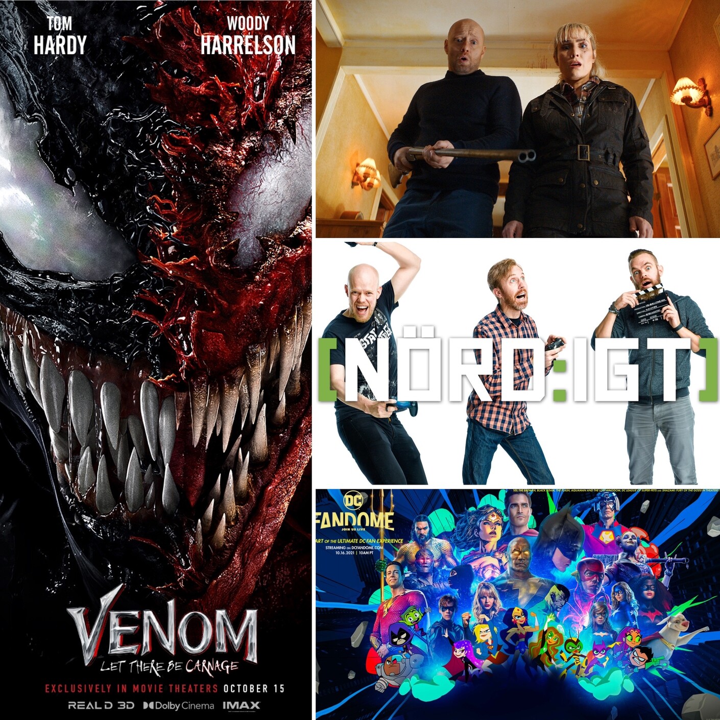 345. Den med en massa nyheter om DC, Venom: Let There Be Carnage samt I Död och Lust episode artwork