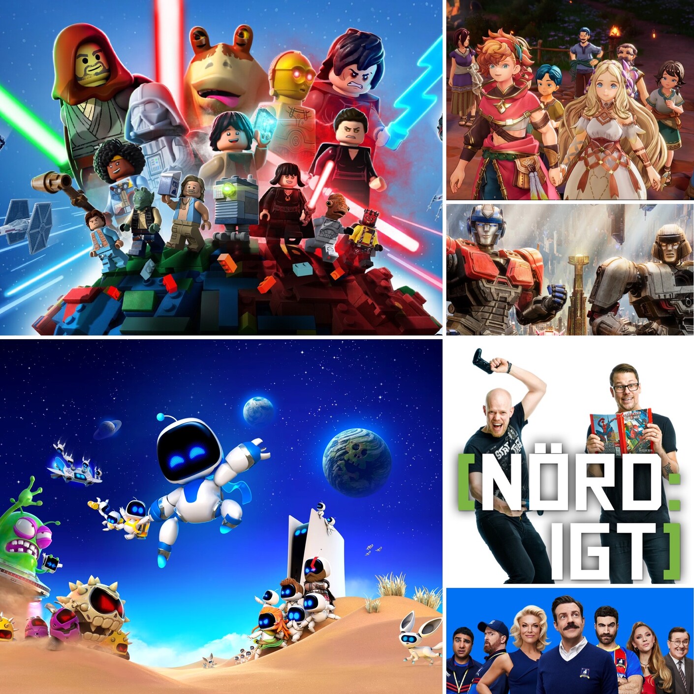 458. Den om Lego Star Wars Rebuild the Galaxy, Transformers One, Visions of Mana och Astro Bot episode artwork