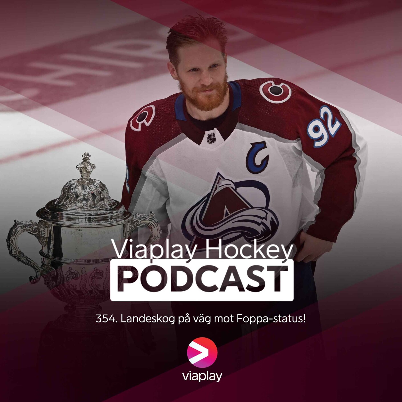 354. 354. Viaplay Hockey Podcast – Landeskog på väg mot Foppa-status!