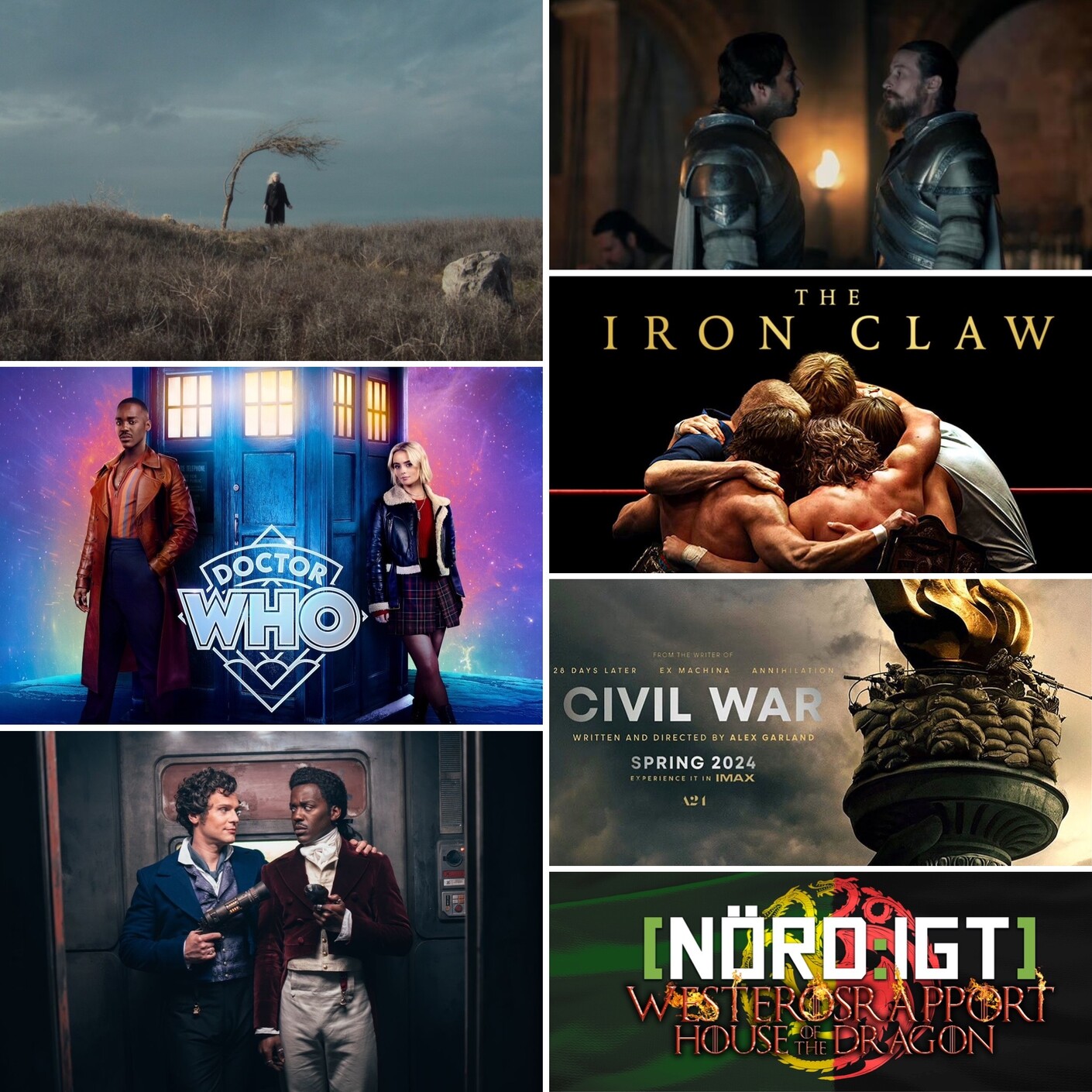 453. Den om Civil War, The Iron Claw, Doctor Who S14 och Westerosrapport HotD S02E02: Rhaenyra the Cruel episode artwork