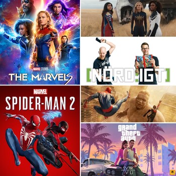Nördigt - Den om GTA 6-trailern, The Marvels och Spider-Man 2