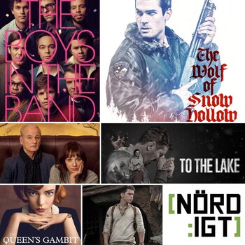 Nördigt - Den om To The Lake, The Queen's Gambit, The Boys in the Band, On The Rocks, The Wolf of Snow Hollow och nörd-reggae