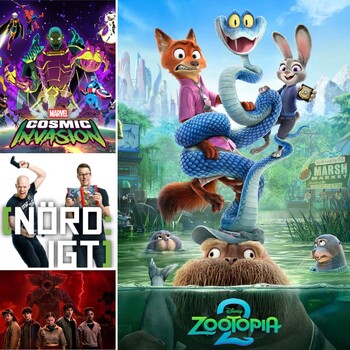 Nördigt - Den om Stranger Things S5 vol.1, Zootopia 2 och Marvel Cosmic Invasion