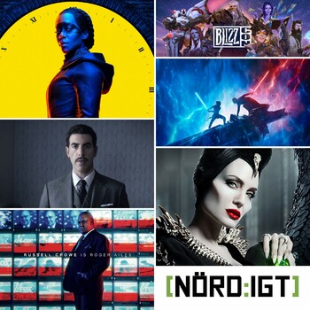 Nördigt - Den med den sista Star Wars: The Rise of Skywalker-trailern, Blizzcon, The Spy, Watchmen, The Loudest Voice och Maleficent 2